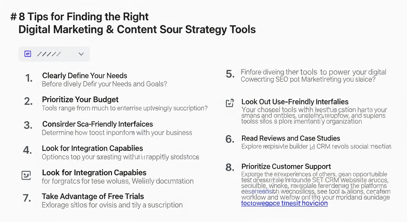 8 Tips For Finding The Right Tools And The Right People For Your Business