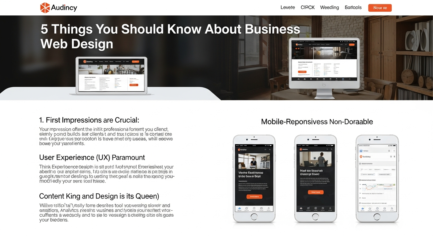 5 things you should know about business web design