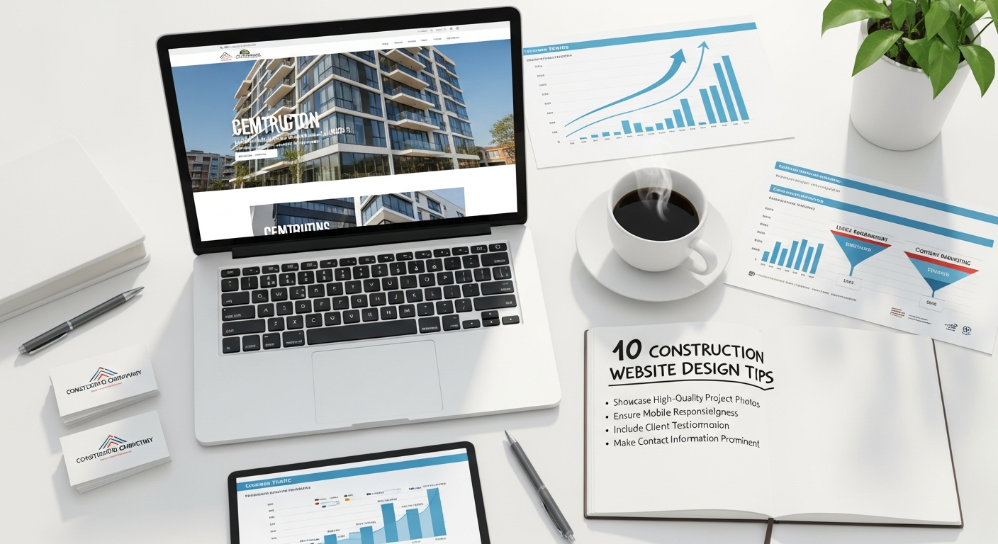 10 construction website design tips