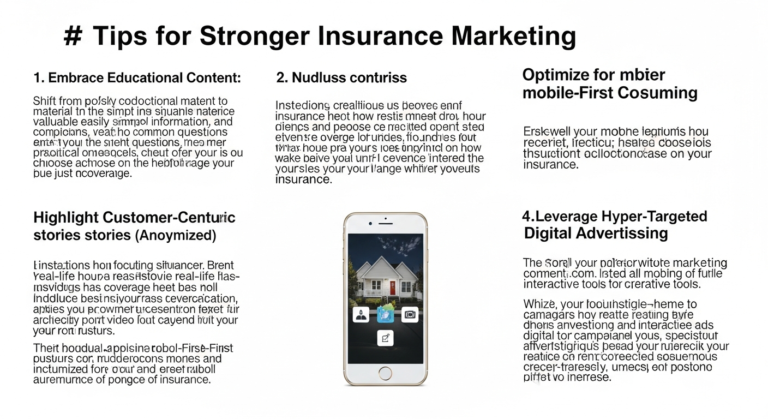 4 tips for stronger insurance marketing