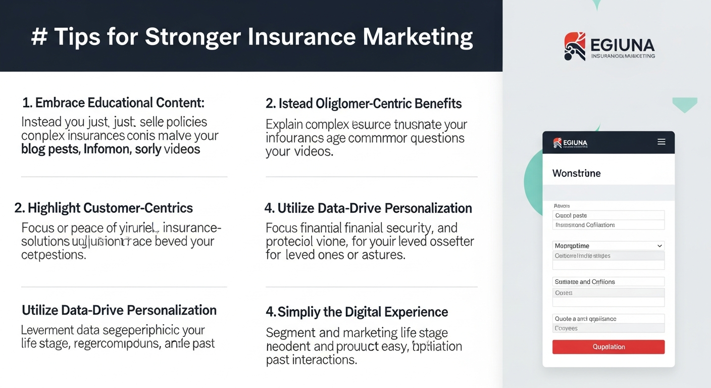 4 Tips For Stronger Insurance Marketing