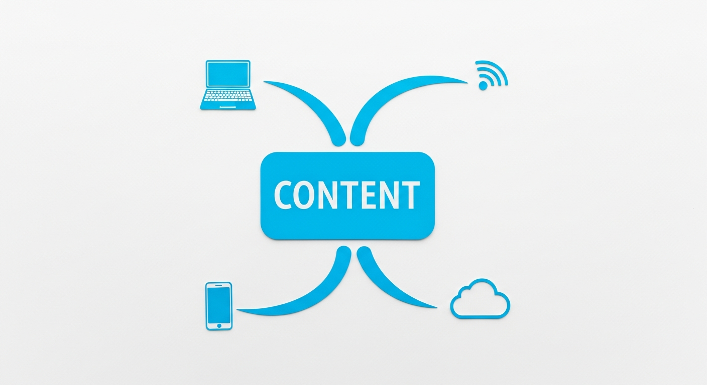 Diagram illustrating the foundational principles and key pillars of content distribution strategies.