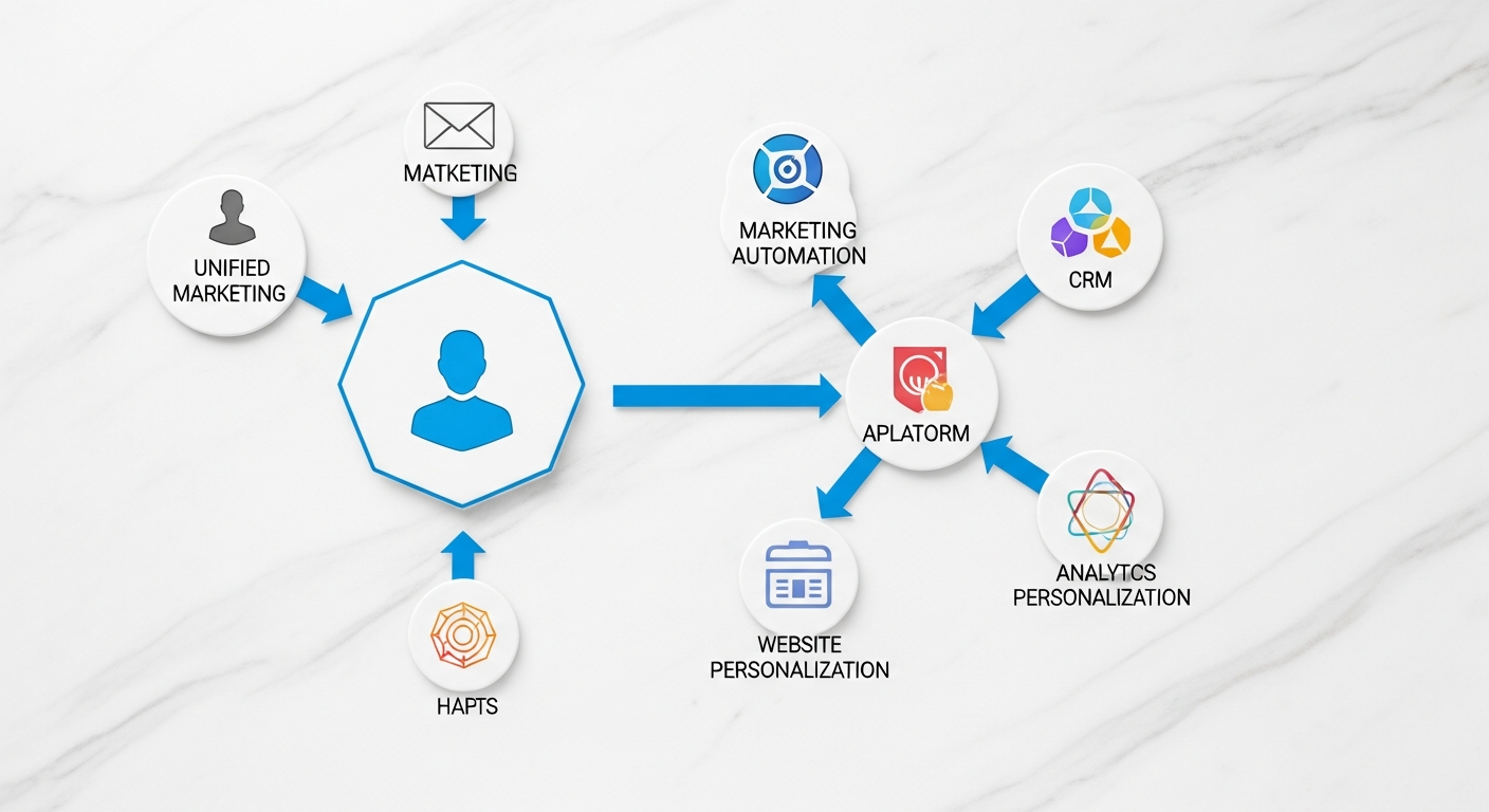 Visual representation of the evolving MarTech landscape with key technology categories for 2026