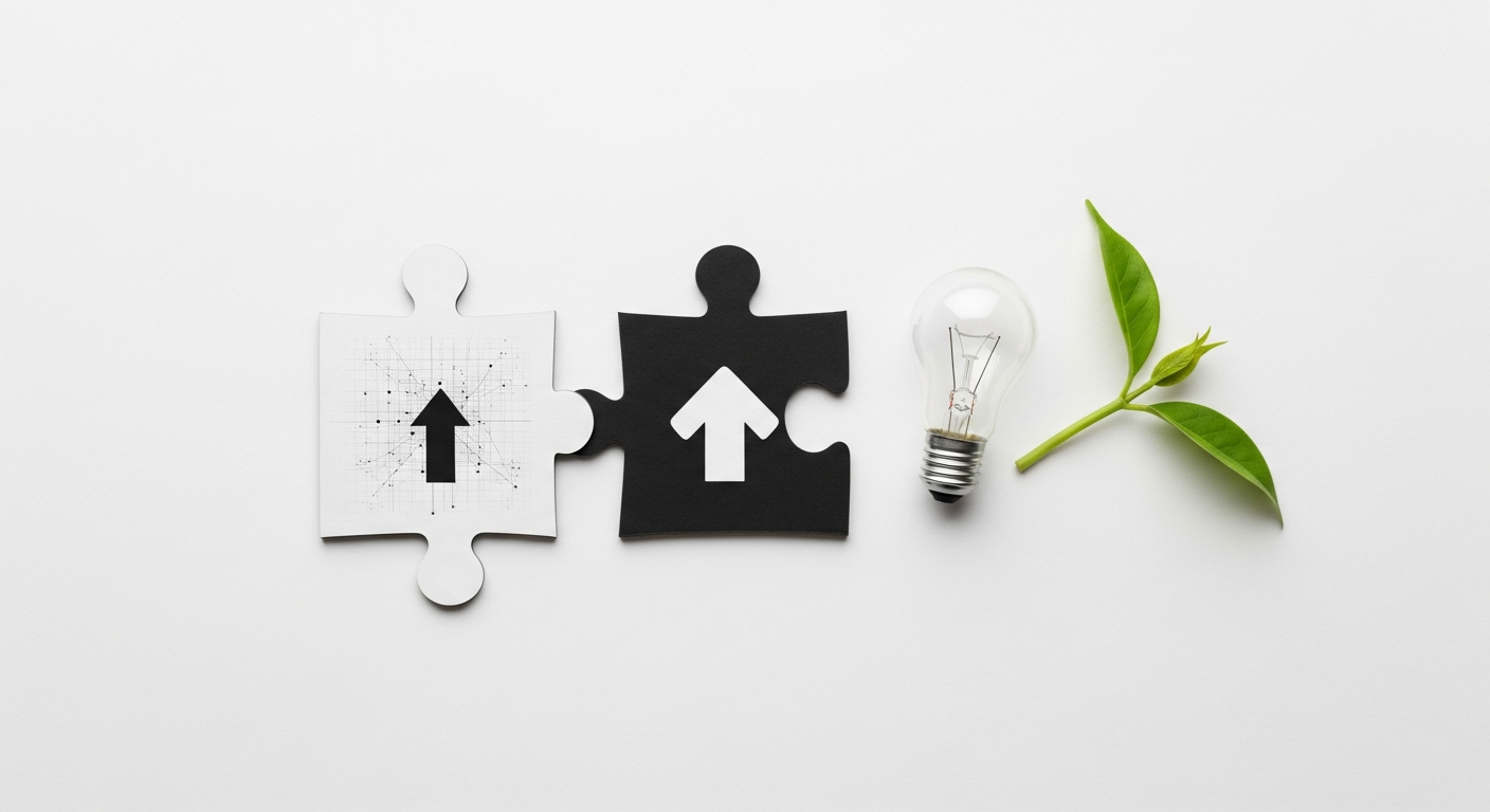 Diagram depicting the 5-step marketing data analysis process from raw data to actionable insights