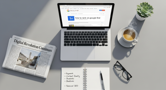how to rank on Google first page