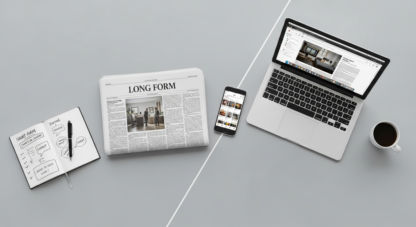 Long-Form Content Vs Short-Form Content